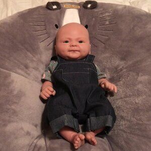 14 inch Realistic Reborn Baby  Doll Full Body Silicone Baby Dolls With Cloths